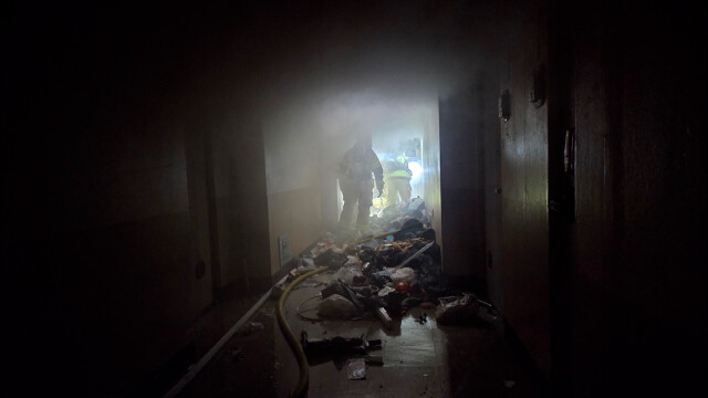 남구 아파트에서 불‥ 70대 입주민 사망