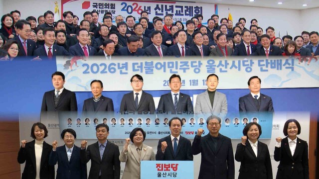새해 맞은 지역 정당, 지방선거 승리 다짐