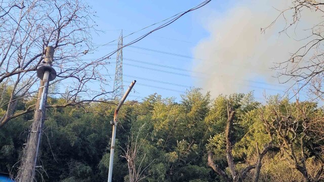 '건조주의보' 속 산불‥ 농막 화재 산으로 번져