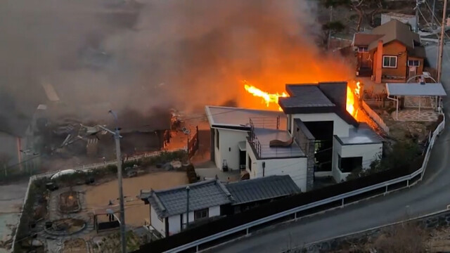 울주군 단독주택에서 불‥ 마을 주민 대피