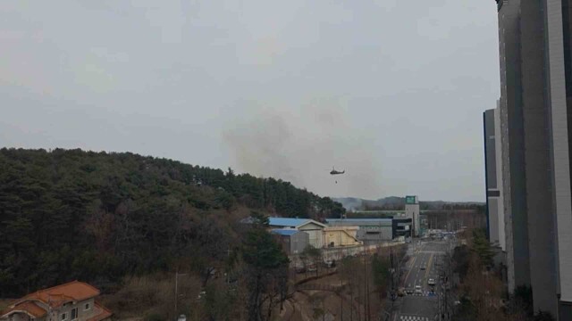 울주군 청량읍 산불 화재‥2,700㎡ 피해