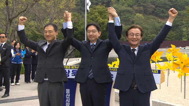 민주당 부울경 시도지사 후보 "메가시티 즉시 복원"