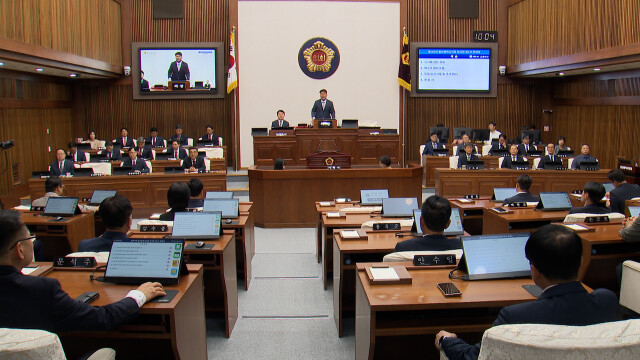 제8대 시의회 마지막 임시회 개회