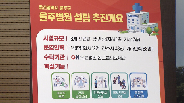 울주병원, '단기 흑자 전환·자립 경영' 총력